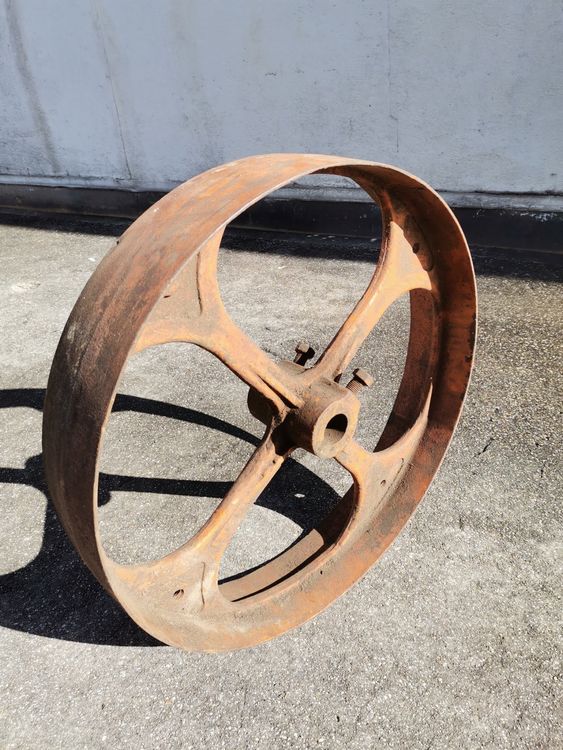 Gussrad 80x35 Eisenrad Schwerlastrad Metallrad Möbelrad Industrie Kugellager 284709272814