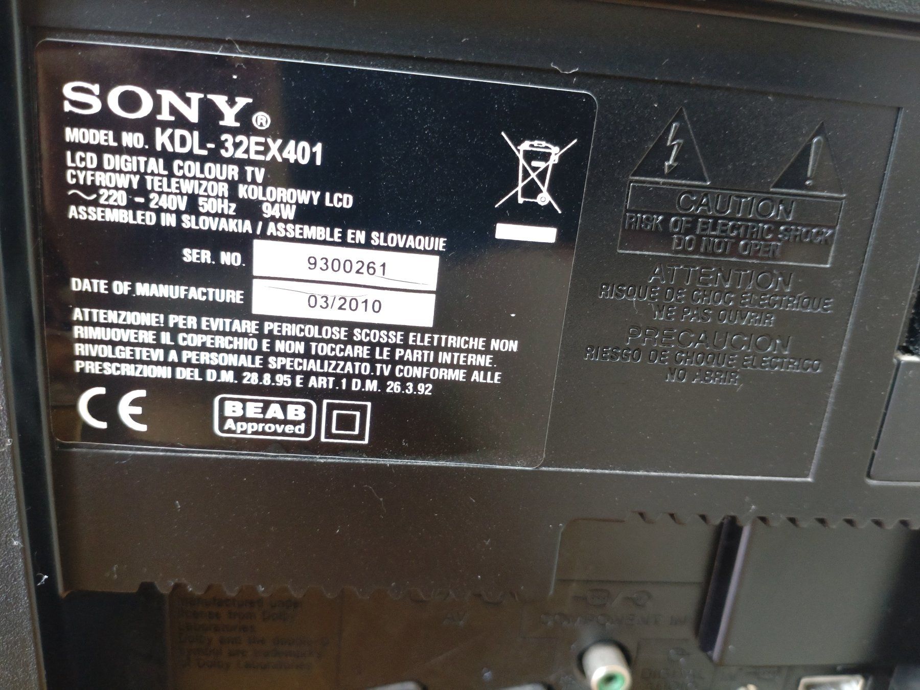 Sony Televisori: Fernseher Sony 32 Zoll – Usato da Oberentfelden venduto da cloud04 3