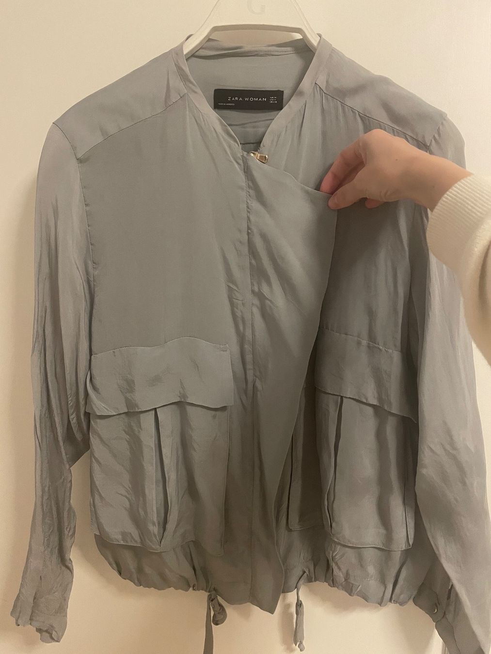 Jacken: Leichte Blouson Jacke blaugrau – Gebraucht aus Glattpark(Opfikon) von der_dh8z 5