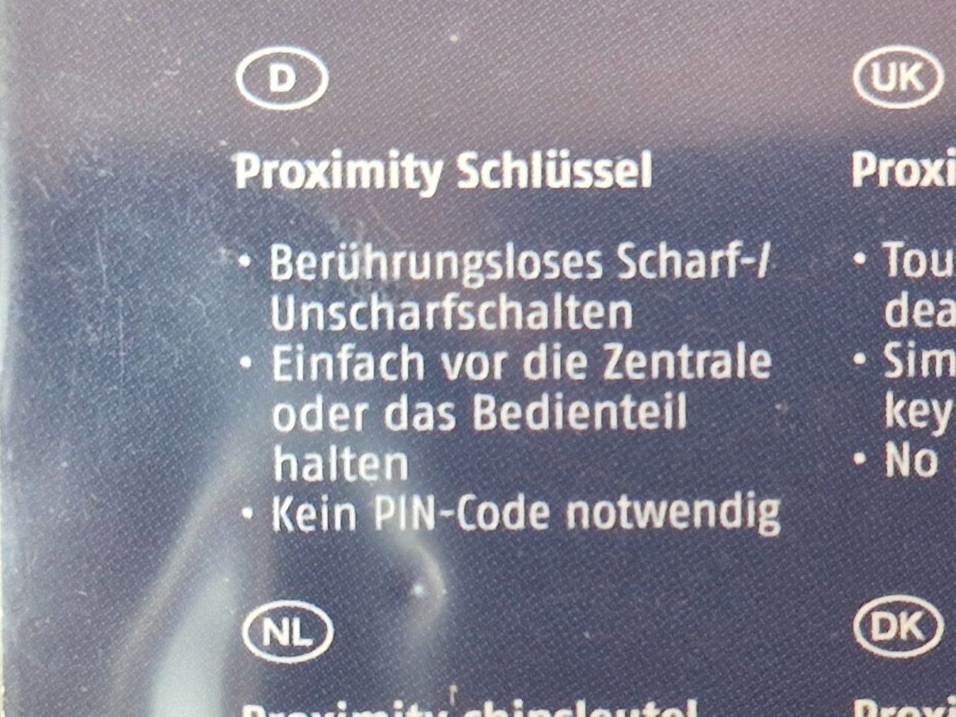 Abus Sistemi d'allarme: Abus Proximity Schlüssel (387) – Nuovo e nell'imballaggio originale da Dorf venduto da Zur-Lingg 3