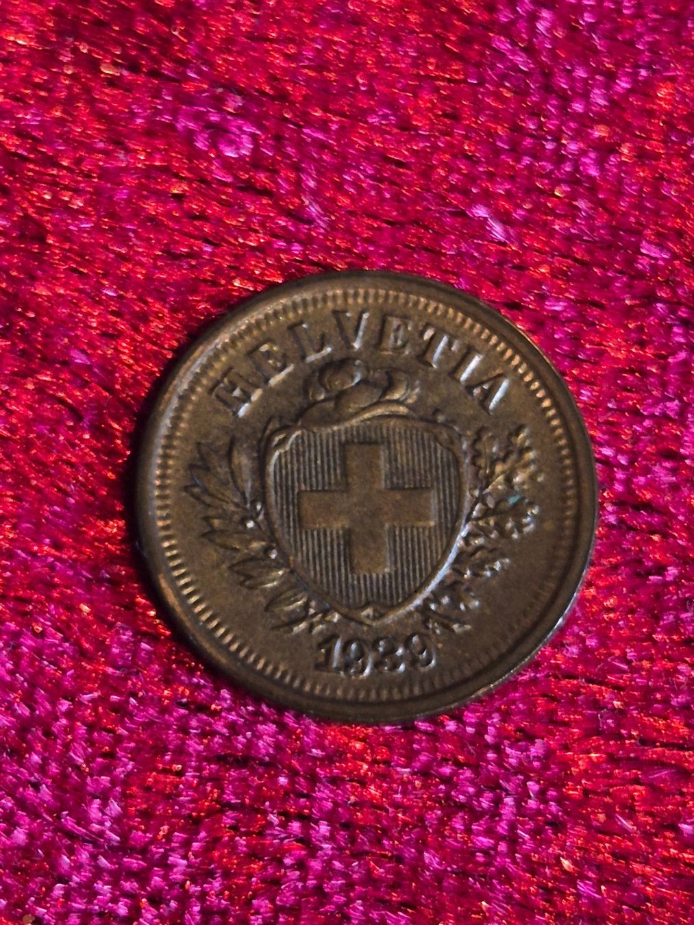 Tutti le monete: 1 Rappen 1939 sehr selten – Usato da Neuenkirch venduto da majortom30