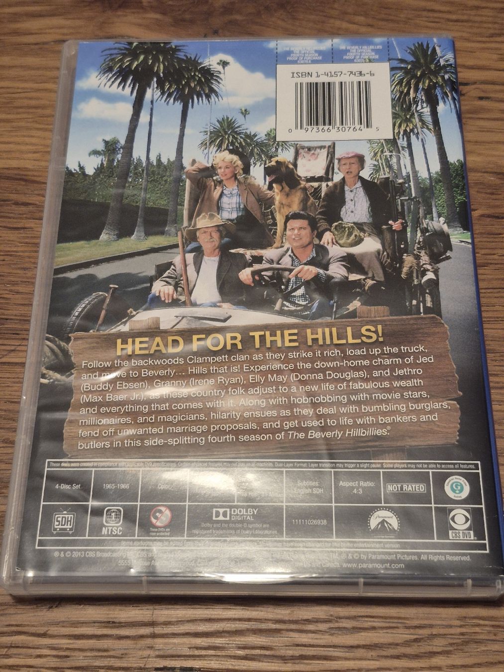 Tutti i DVDs: The Beverly Hillbillies - Die vierte Staffel - English Code1 – Usato da Oberembrach venduto da giu_7ksd 1