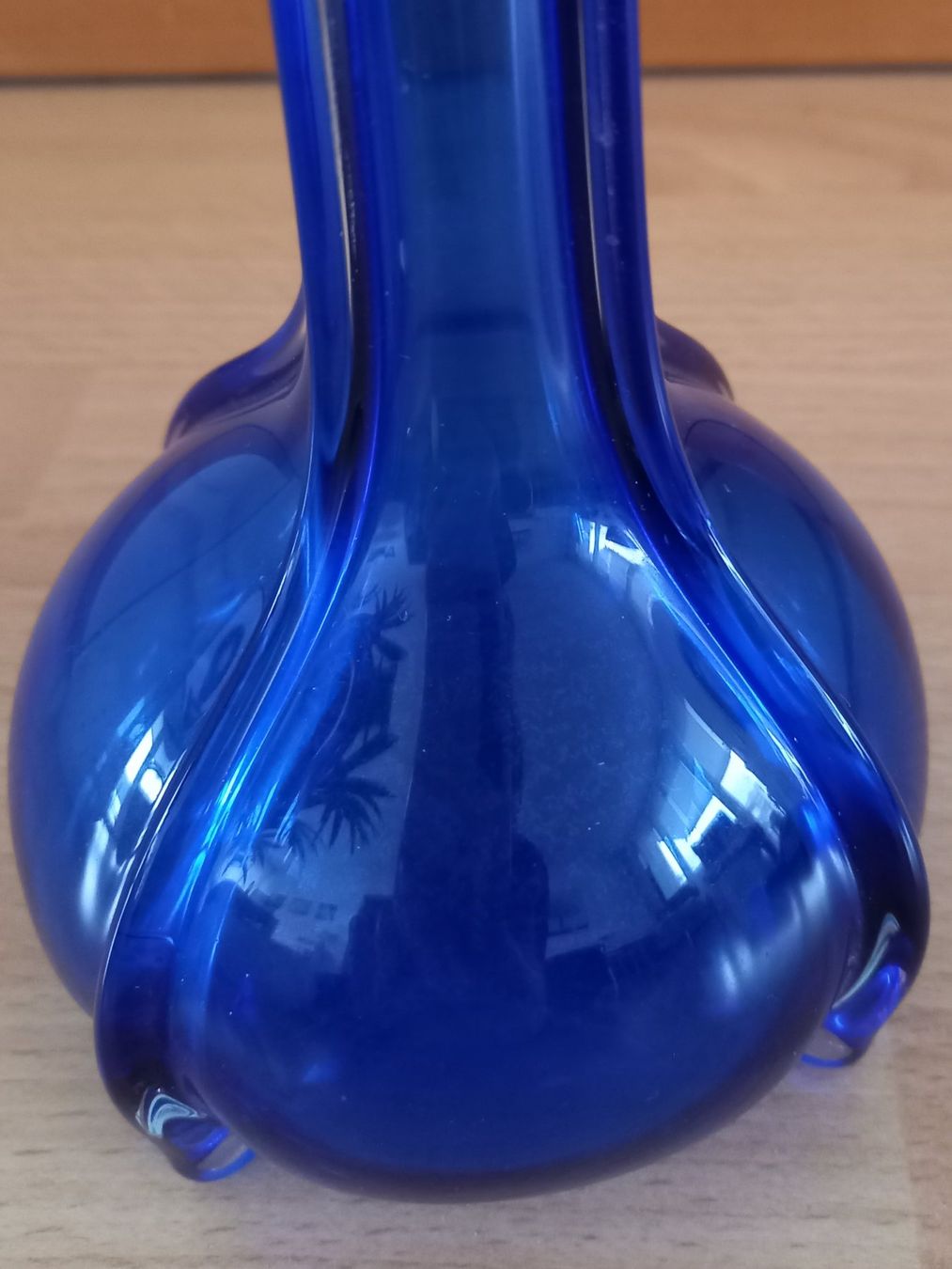 Vasi & Recipienti: Blaue Blumenvase, ca. 30 cm lang – Usato da Obernau venduto da Corolli 1