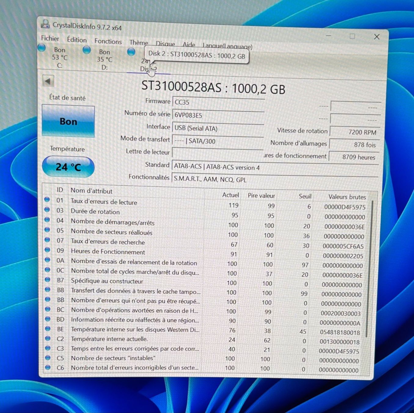 Dischi rigidi: 5 disques de 1TB à 3 TB – Usato da Marin-Epagnier venduto da 221966 2