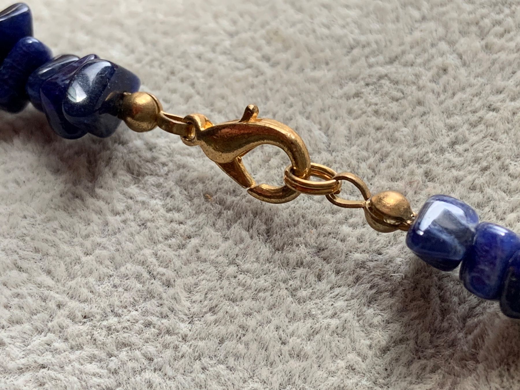 Ketten: Lapislazuli-Kette kurz (46 cm) – Gebraucht aus Laufen von belleskulptur 5
