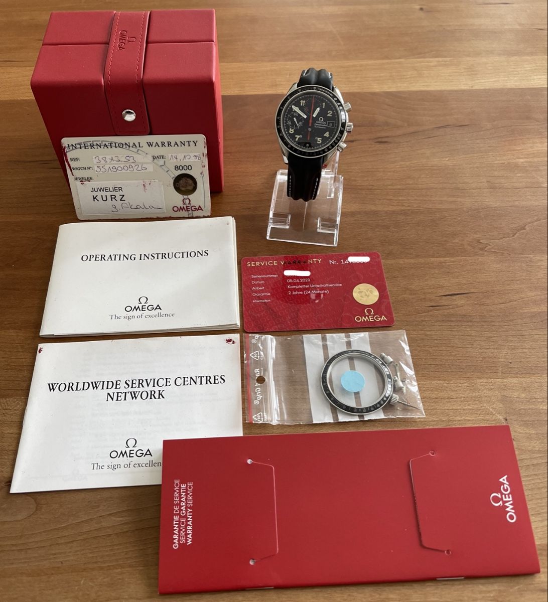 Omega Orologi: 1998 Omega Speedmaster Auto Chrono Ref. 3813.53 revidiert – Usato da Embrach venduto da Canderau 1