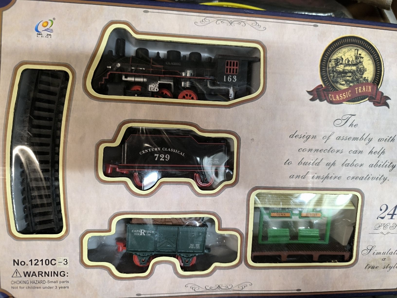 Giocattoli: Klassische Spielzeug-Eisenbahn-Set – Nuovo (secondo la descrizione) da Luzern venduto da Pilu17