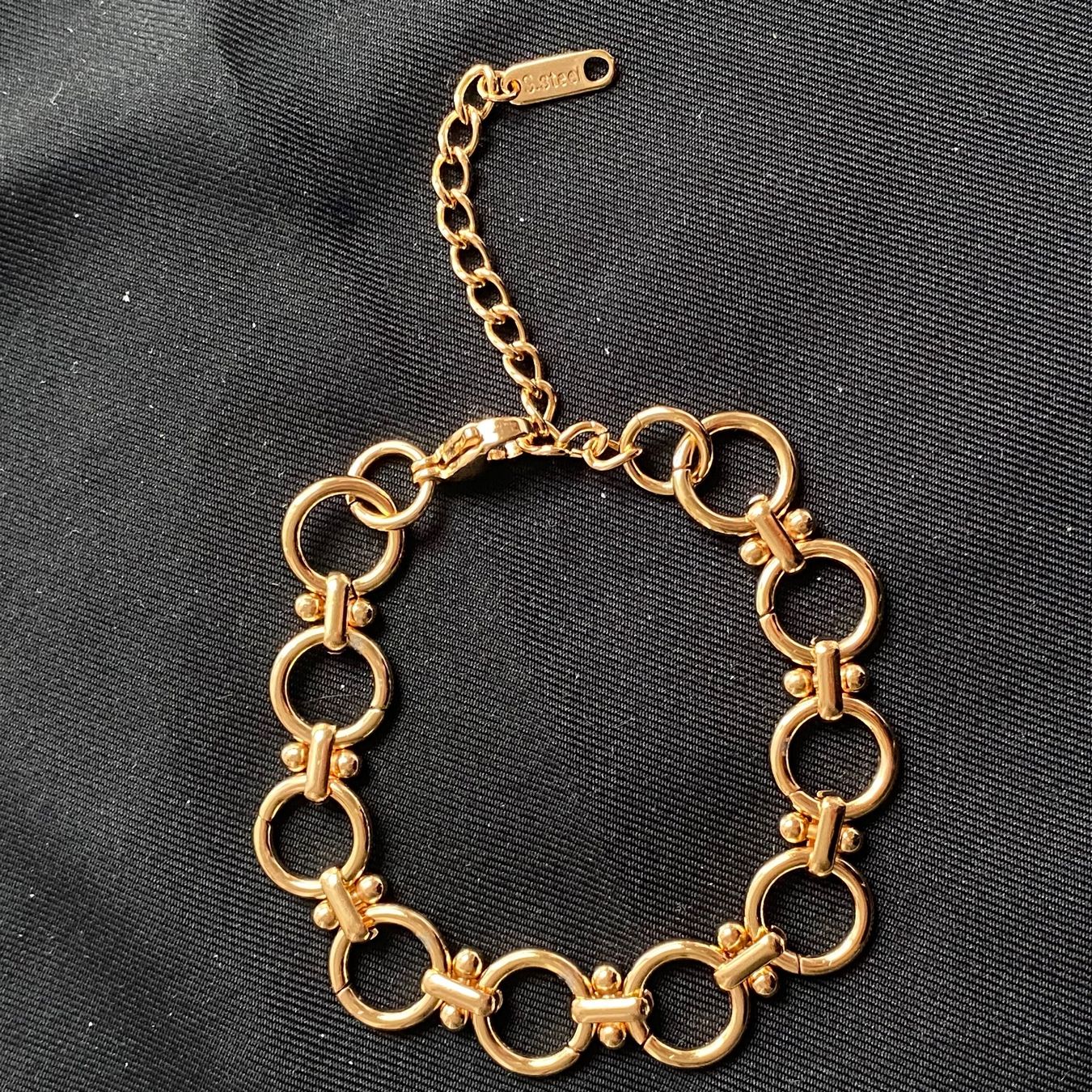 Bracciali & Braccialetti: 18KGP Goldene Panzerkette – Nuovo (secondo la descrizione) da Givisiez venduto da dor_xb9k