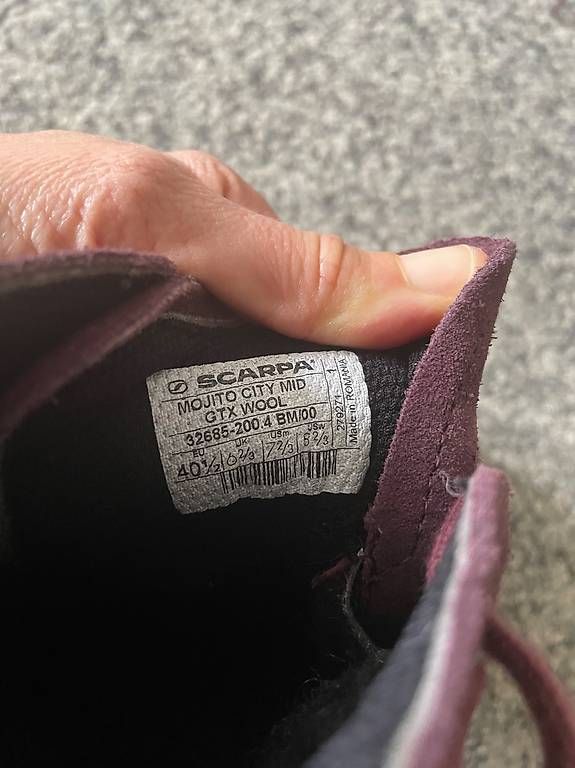 Scarpa Scarpe da donna: Scarpa Wanderschuhe Mojito City Mid GTX Wool – Usato da Bern venduto da ann_5669 2
