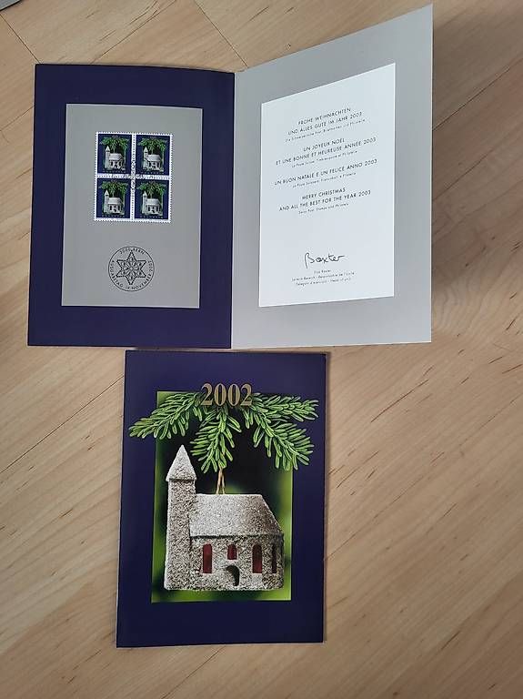 Alle Briefmarken: Weihnachtsmarke Schweizerische Post (1999-2006) – Neu und originalverpackt aus Muttenz von adr_ty6j 3