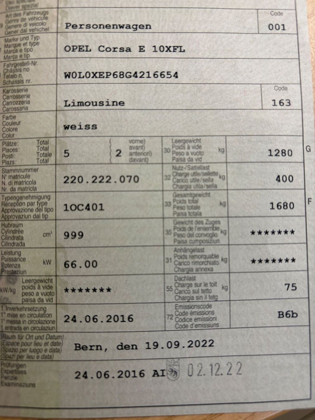 Opel Automobili: Opel Corsa 1.0 Turbo – Usato da Bern venduto da Garage-Blunier-AG 7