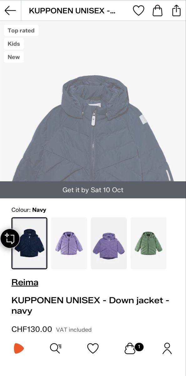 Reima Jacken & Mäntel: Down jacket - Reima KUPPONEN UNISEX – Gebraucht aus Hergiswil von jam_lfc5 5