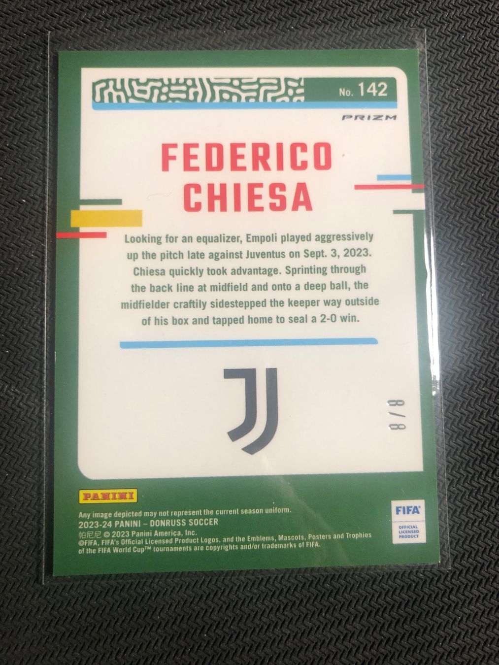 Topps Carte collezionabili: Panini Optic Federico Chiesa /8 – Usato da Wangenried venduto da Garagara 1