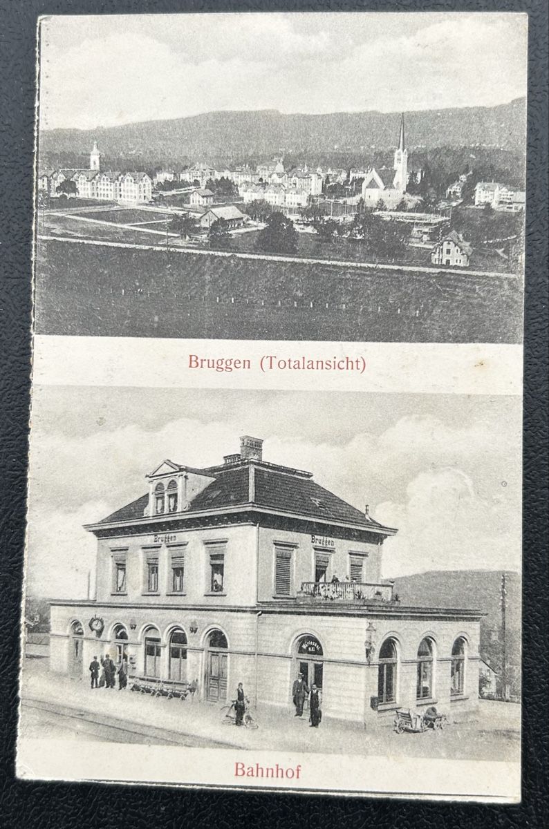 Cartoline postali: Bruggen St.Gallen 2-Bildrig  – Usato da Horw venduto da Tellbub
