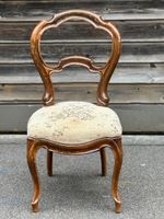 4 alte Polsterstühle im Biedermeier-Stil