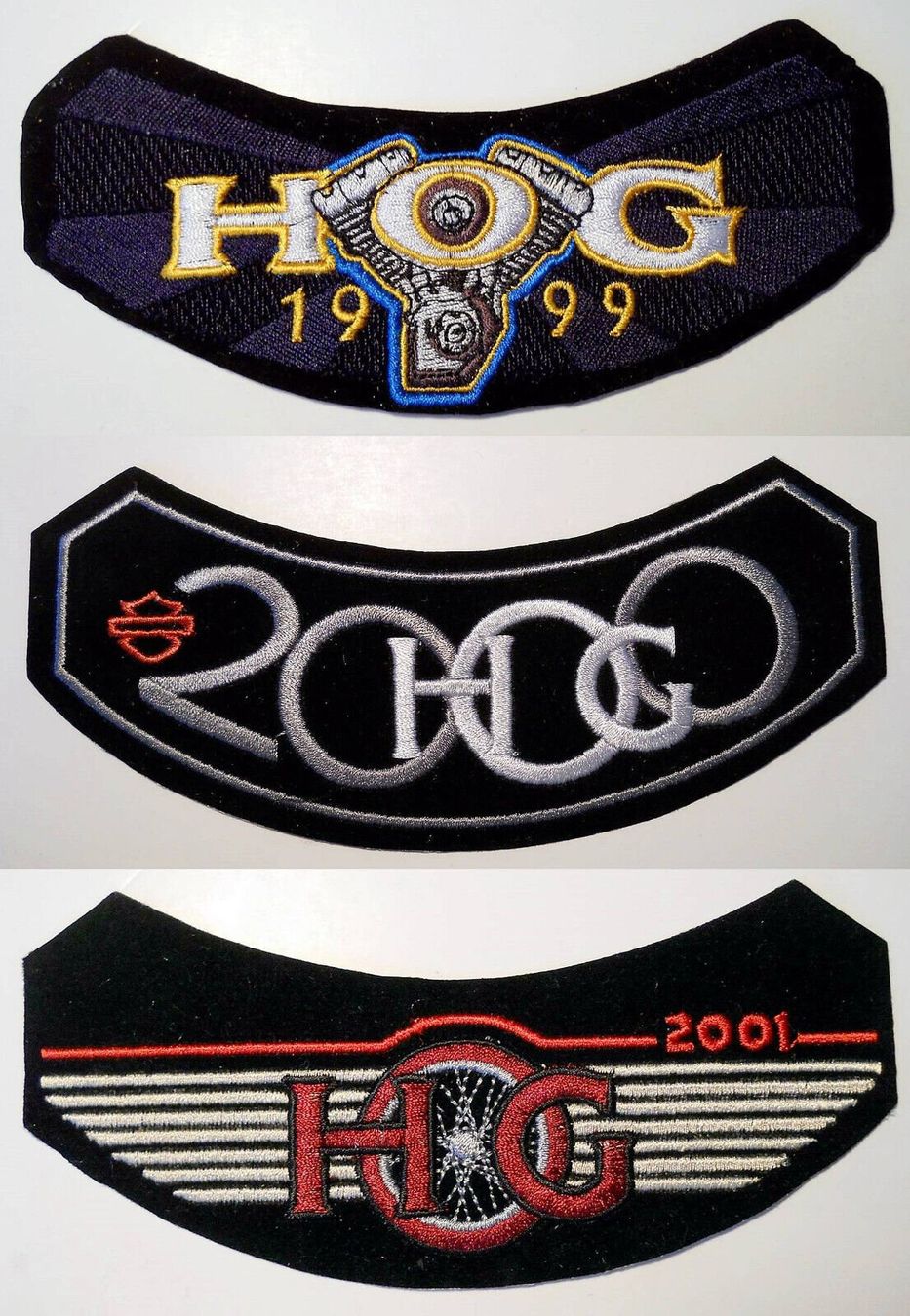 Toppe: HUGE 23 HOG LOT 1984-2006 COMPLETE RUN HARLEY DAVIDSON PATCH – Nuovo (secondo la descrizione) da Lugano venduto da YouWantUS 7