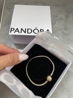Pandora Armband Moments Snake Chain Bracelet Gold Neu 