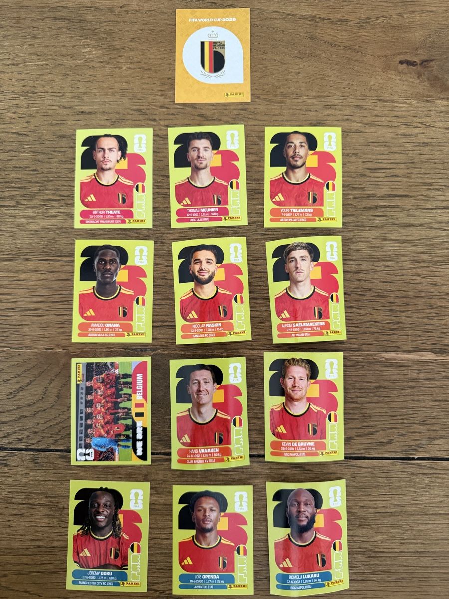 Panini Carte collezionabili: Panini WM 2026 Sticker, Diverse Belgien – Nuovo (secondo la descrizione) da Seengen venduto da Gegu2