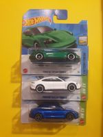 3x Hot Wheels PORSCHE TAYCAN TURBO S