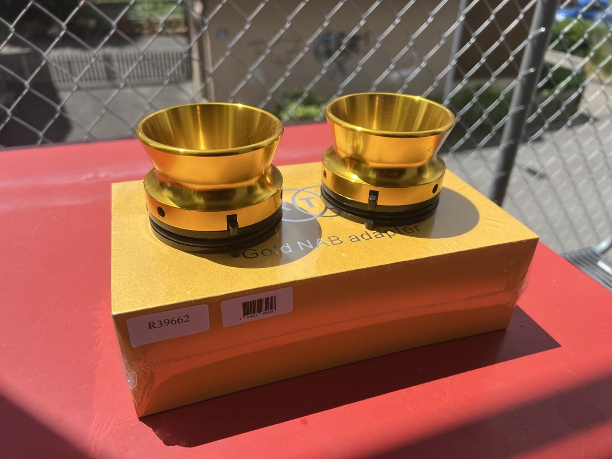 Apparecchi a nastro: RTM Gold NAB adapter pair new in box – Nuovo e nell'imballaggio originale da Pully venduto da Flo_8yrz