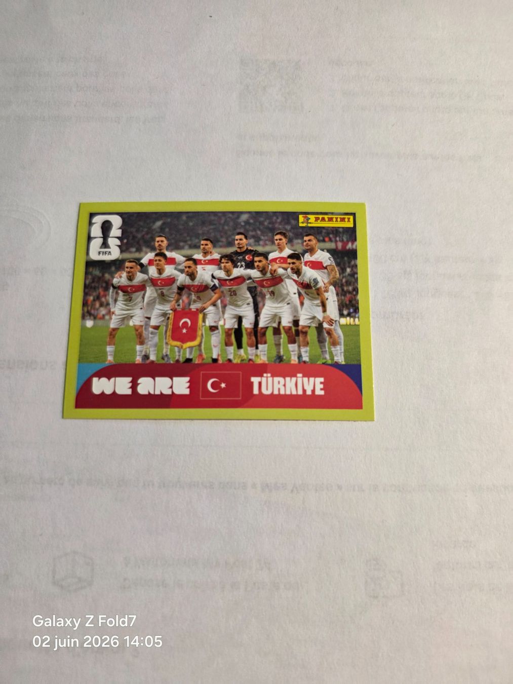 Panini Carte collezionabili: Panini  2026 TUR 13 – Nuovo (secondo la descrizione) da Grand-Lancy venduto da Seo67