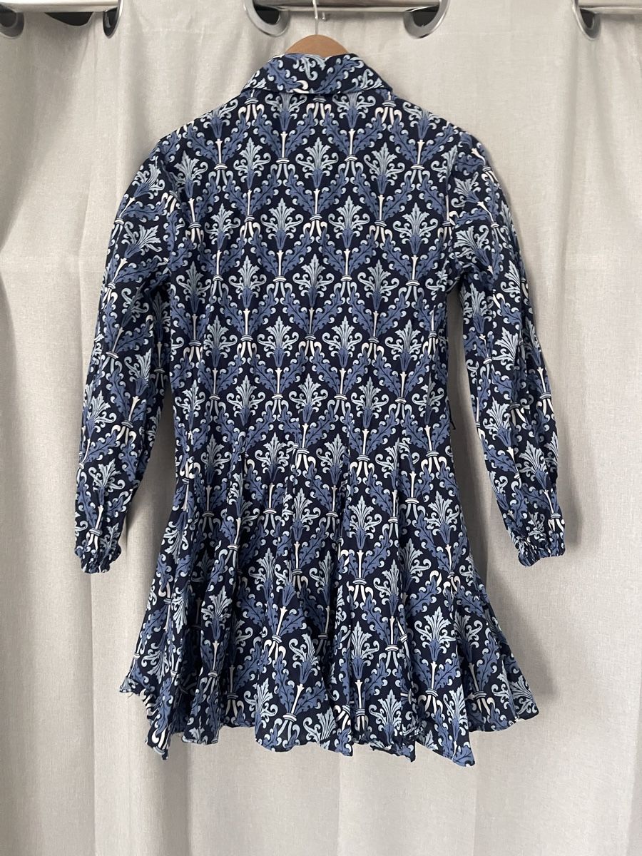 Zara Vestiti: Zara Mini Blusenkleid blau gemustert Baumwolle Versand 9.- – Nuovo (secondo la descrizione) da Meilen venduto da ana9 4
