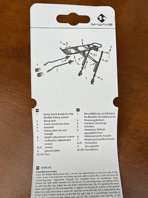 Pièces détachées: Porte bagage VTT – D'occasion à Ste-Croix par loupian 1