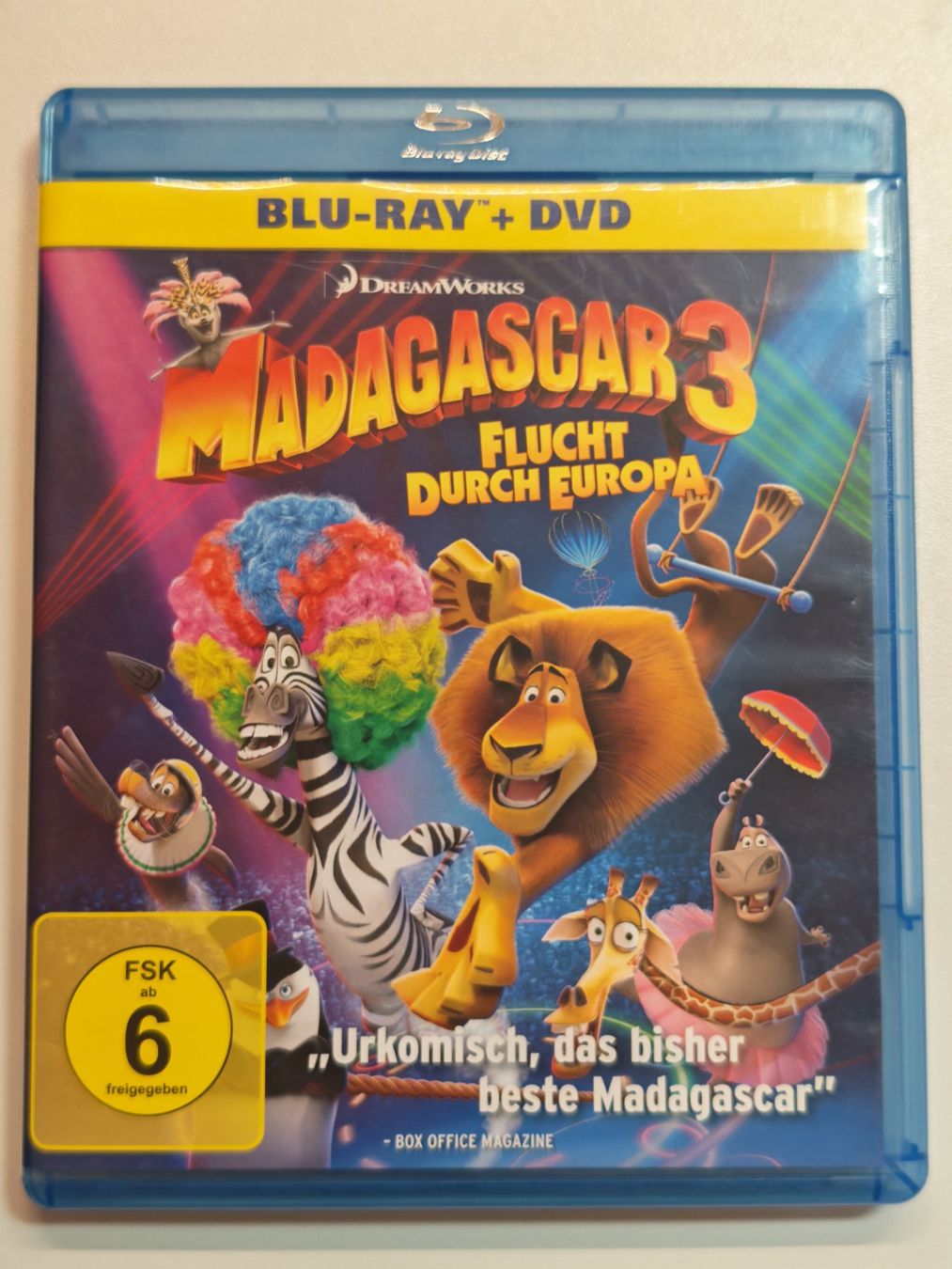 Tutti i DVDs: Madagascar 3 - Flucht durch Europa – Usato da Liestal venduto da Kratzilla