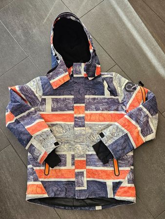 Skijacke Reima Gr. 134 orange/blau