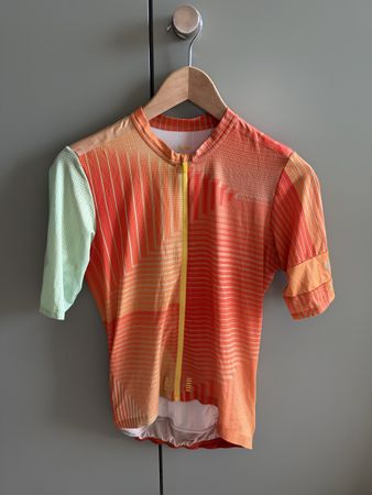 Rapha Radtrikot Kurzarm orange bunt Grösse M sehr gut