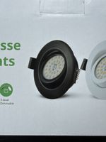 20 Stk. LED Einbauspots schwarz matt