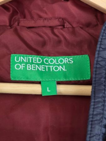 neue Benetton Jacke Grösse L Steppjacke Outdoor Herren