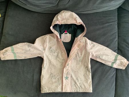 Regenjacke gefüttert Kinder Mädchen Gr.116