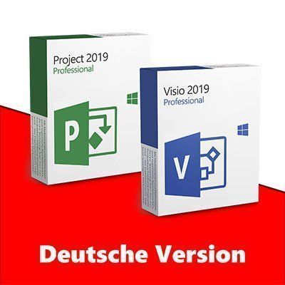 Microsoft Software: Visio & Project 2019 Professional  - DE – Usato da Vaduz venduto da KeysDistributionGmbH