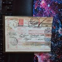 ITALIEN BELEGE PAKETBEGLEIT SCHEIN 1935 IN DIE SCHWEIZ
