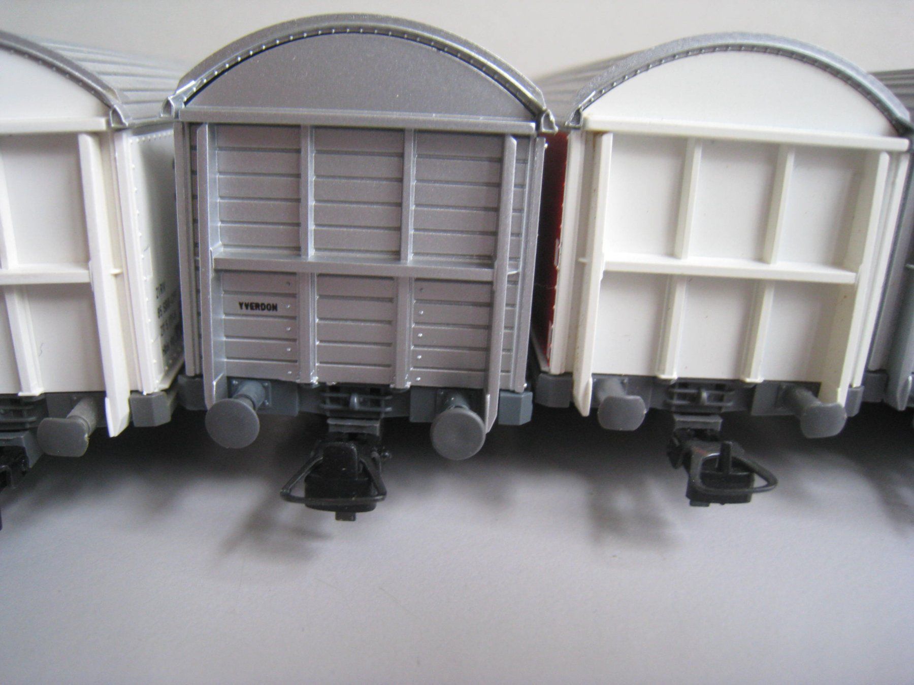 Roco Modellini di ferrovie: Roco, 7 verschiedene SBB-Habis-Wagen – Usato da Buchs ZH venduto da swiss-train 5