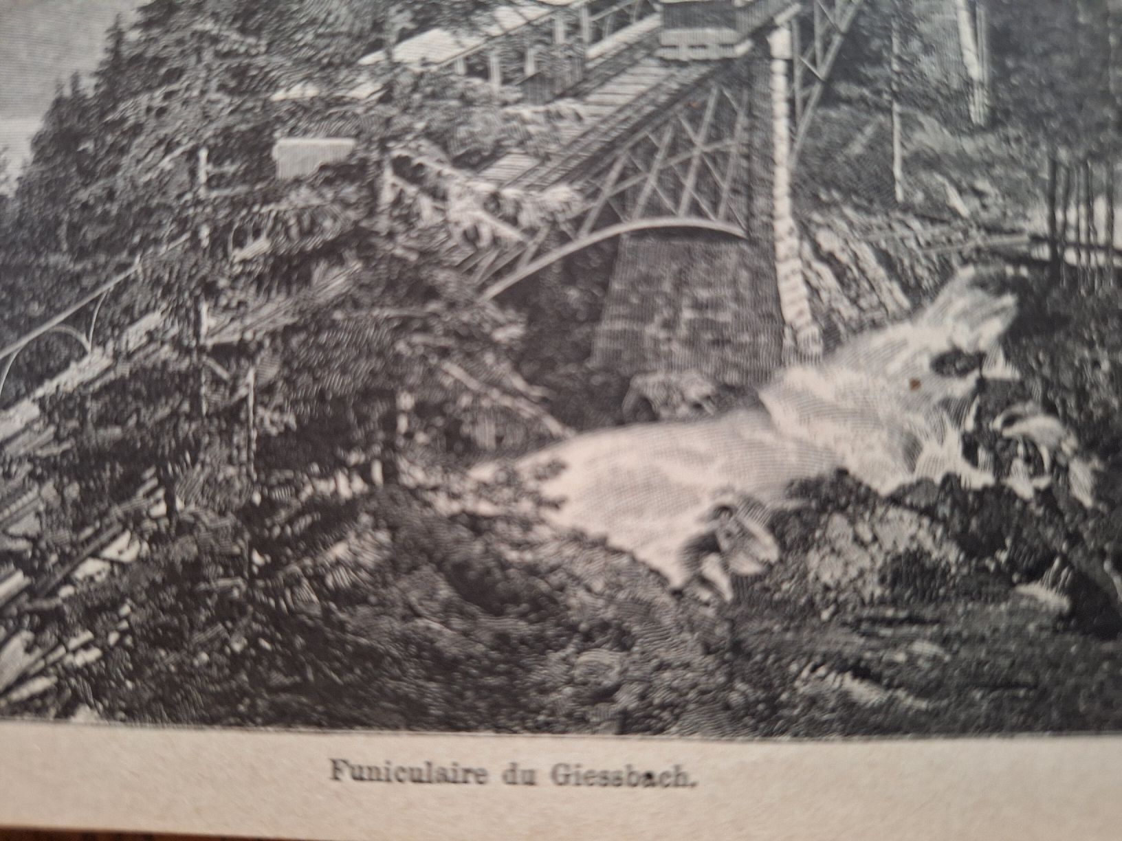 Incisioni: FINICULAIRE DU GIESSBACH – Usato da Bevaix venduto da bohrap 1