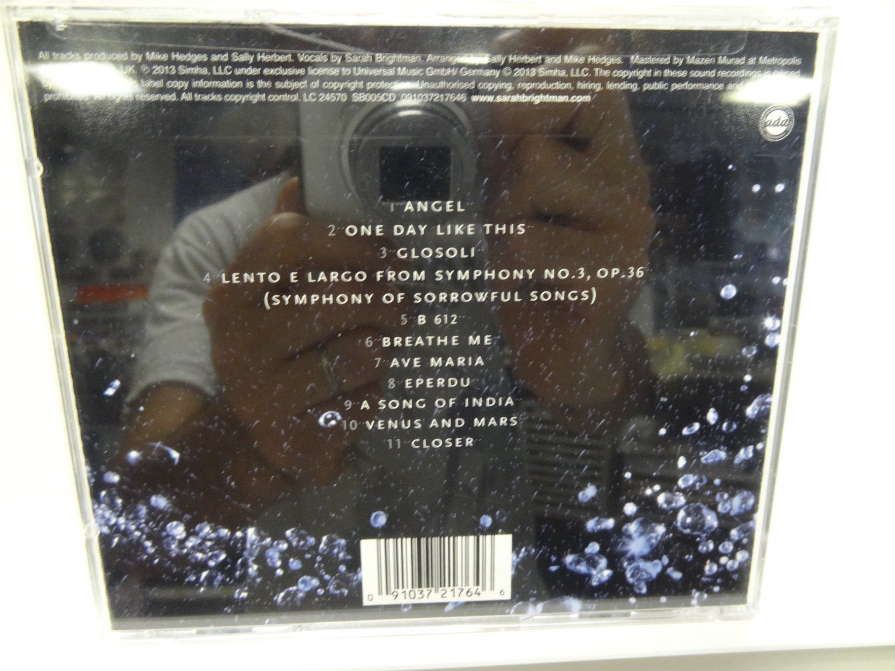 CD: Sarah Brightman - Dreamchaser CD – Usato da luzern venduto da musicandart 1