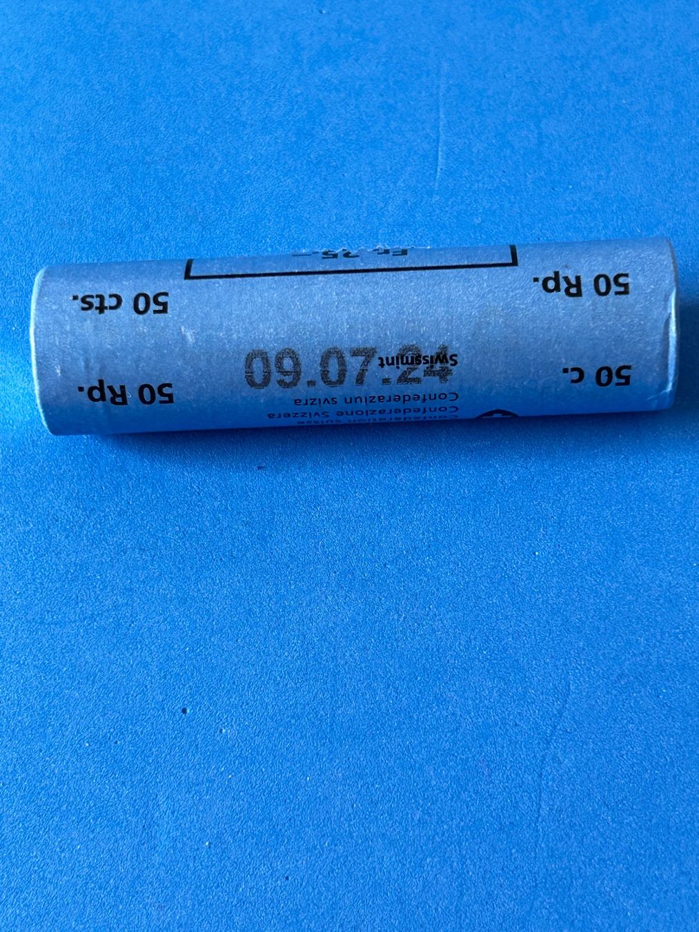 Alle Münzen: 50 centimes 2024 UNC coin roll – Neu (gemäss Beschreibung) aus Corcelles NE von AJKader 1