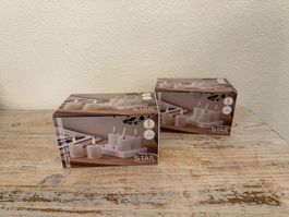 2x STAR TRADING - LED-Kerzen Set Flamme Charge, je 6 Stück