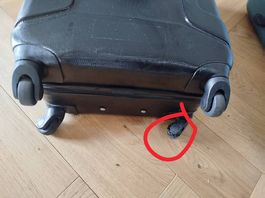Rollkoffer Reisekoffer Schalenkoffer schwarz