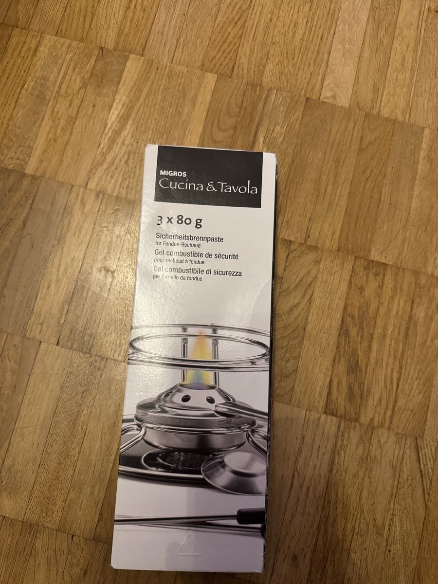 Cucine complete: Gel à combustible – Nuovo e nell'imballaggio originale da Grand-Lancy venduto da Didine015