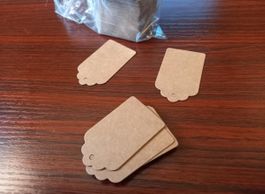 1000x Kraft Preisschildern étiquettes Prix