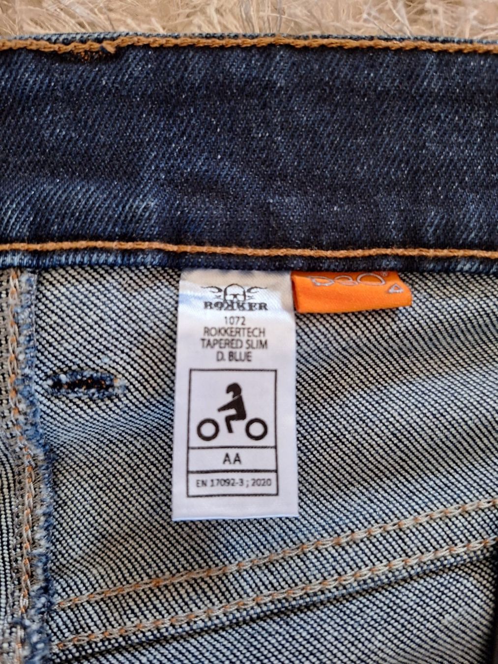 Rokker Pantaloni: Moto Jeans ROKKERTECH Tapered Slim Size 52 – Usato da Birr venduto da Bluelaguna 4