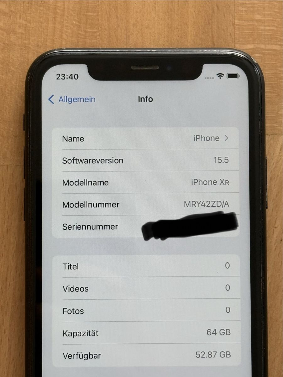 Apple Telefoni cellulari / Smartphones: iPhone XR 64GB schwarz – Usato da Zürich venduto da ton_p8mn 5