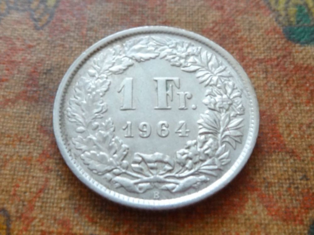 Tutti le monete: 1 Fr. 1964  (Y) – Usato da Romanel-sur-Lausanne venduto da Swift13