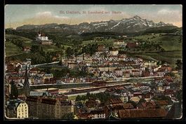 AK St. Gallen, St. Leonhard mit Säntis