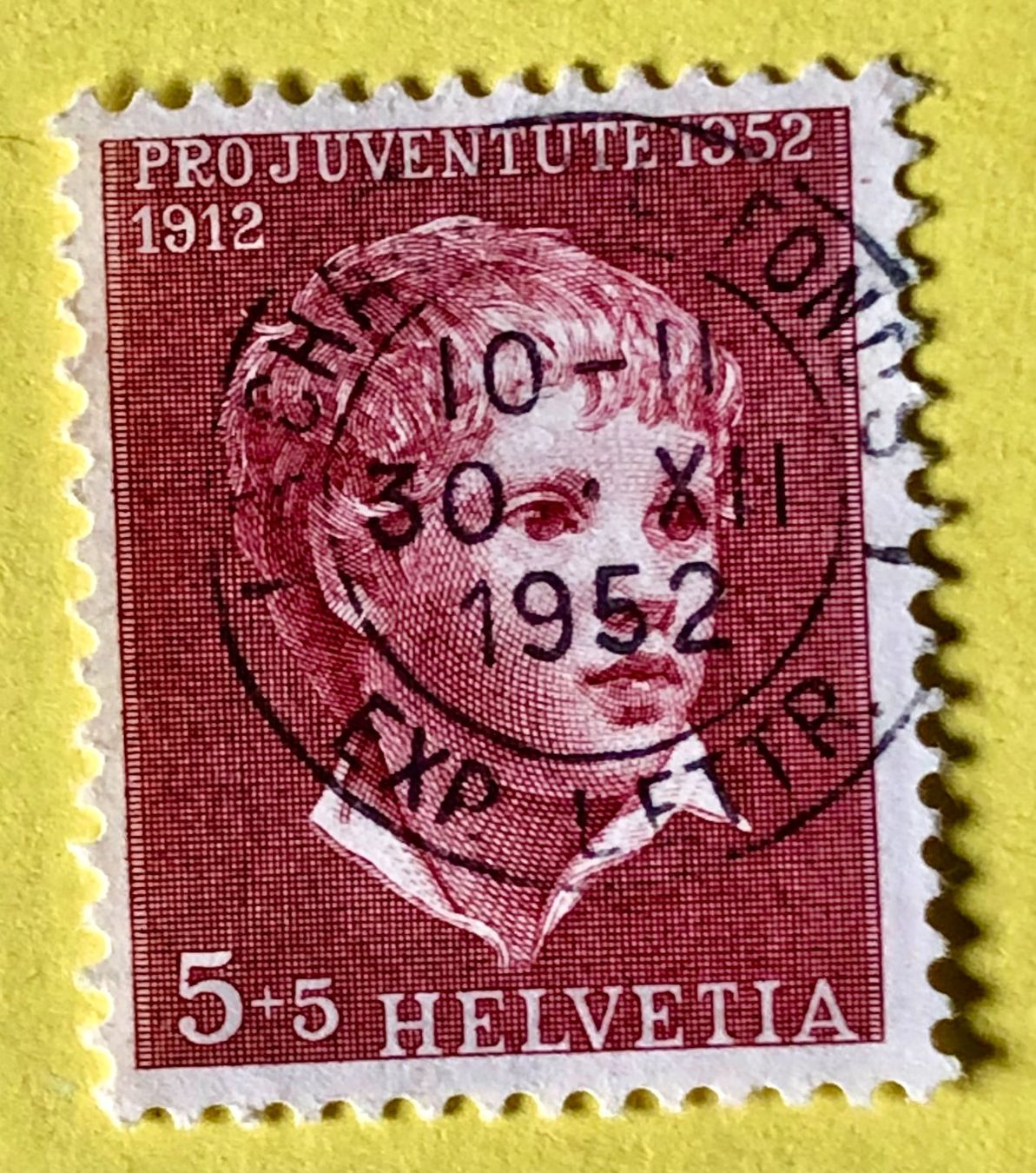 Tous les timbres: Nr.J 143 GESTEMPELT 1952   – D'occasion à Aarau par Billa007