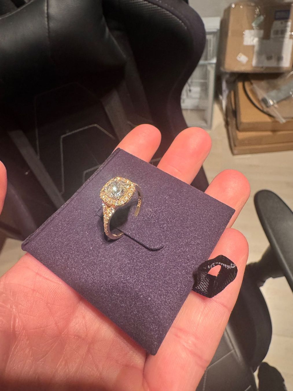 Ringe: Diamantring 18 Karat Gold 💎 – Neu (gemäss Beschreibung) aus Castione von JF_Luxury_Store 5
