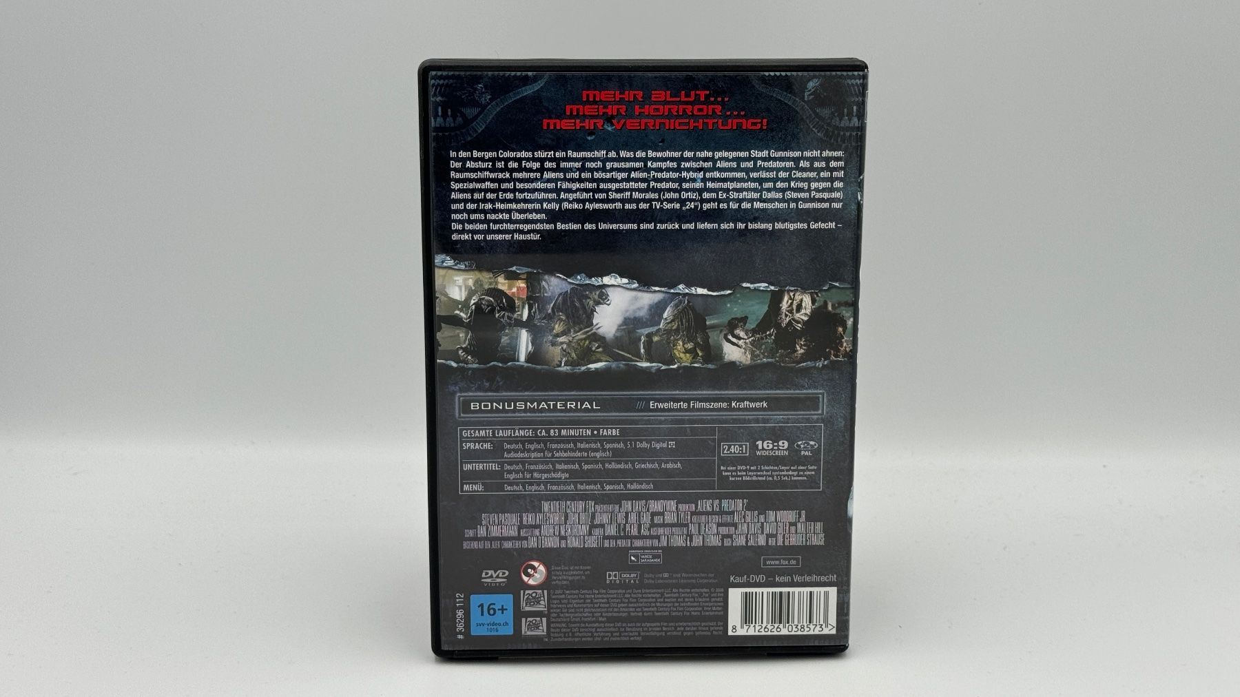 Tutti i DVDs: ALIENS VS. PREDATOR 2 - Versand A-Post nur CHF 2.50! – Usato da Siblingen venduto da the_92m7 1